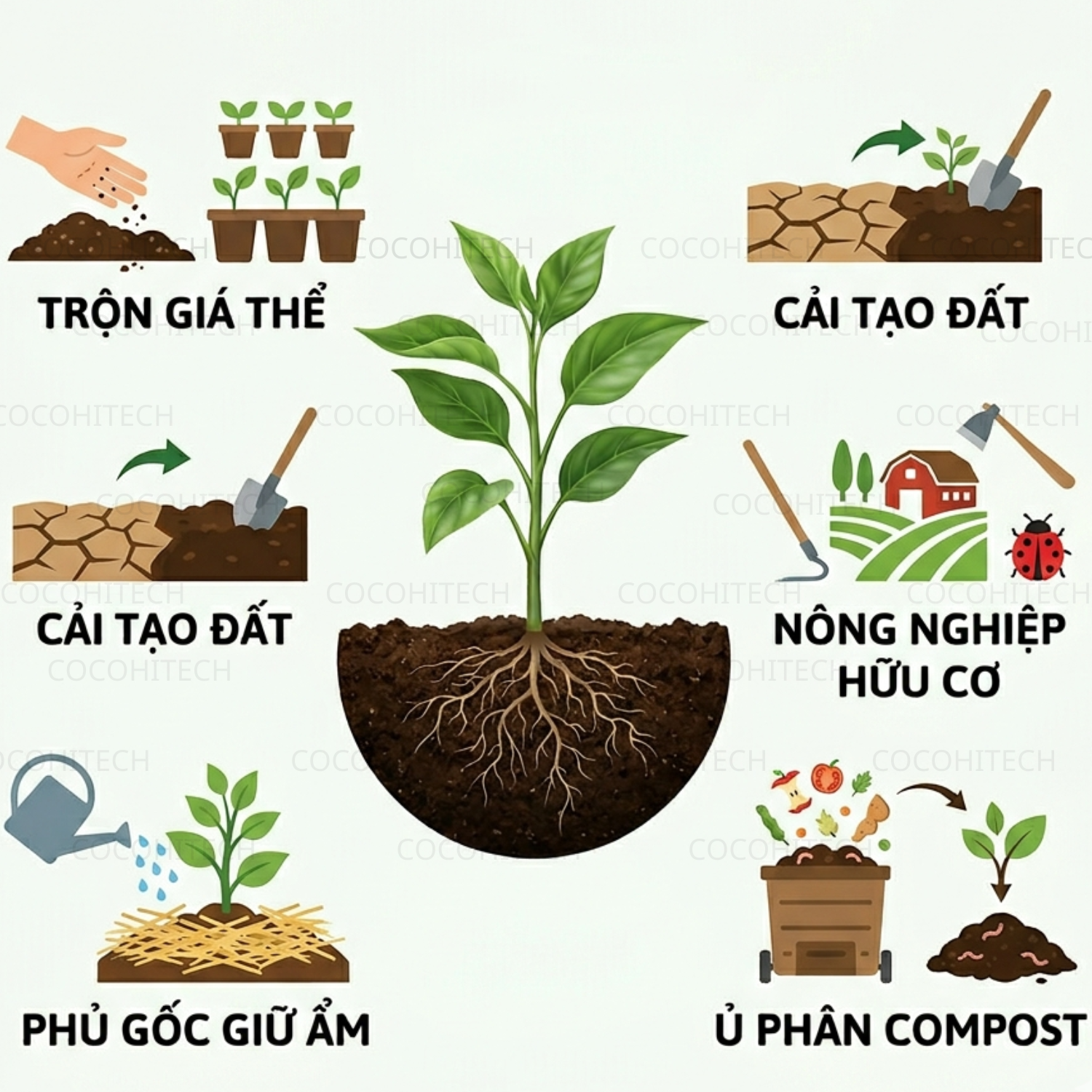 Ứng dụng của mùn hữu cơ