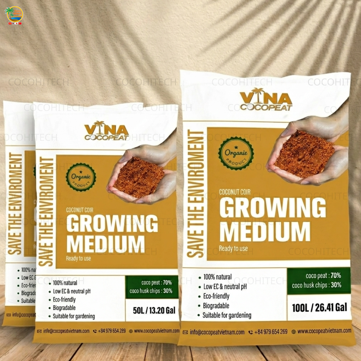 Mụn Xơ Dừa Đóng Bao 50L Và 100L