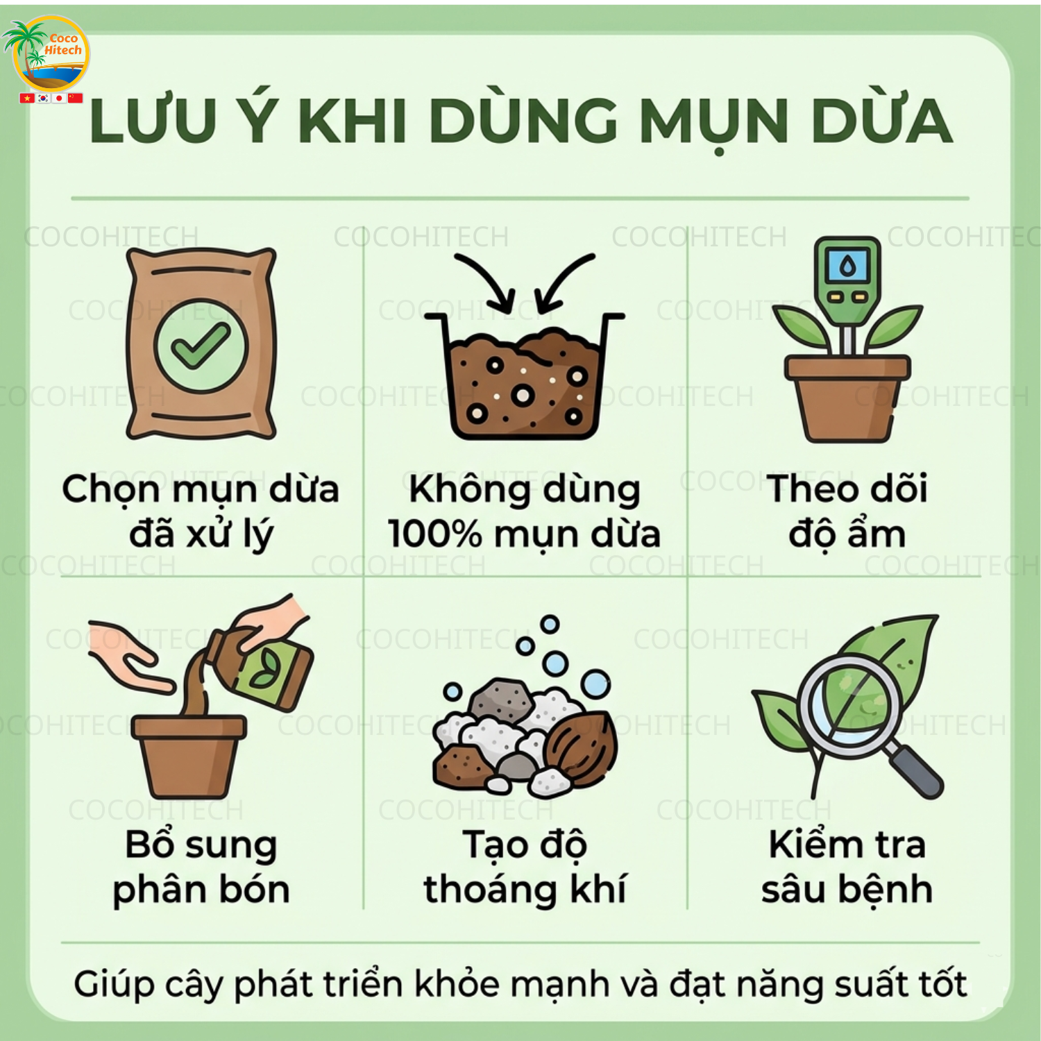 Lưu Ý Quan Trọng Khi Sử Dụng Mụn Dừa