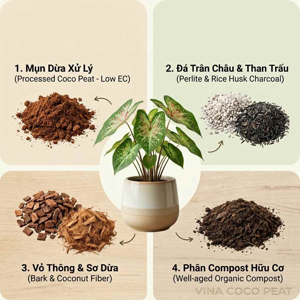 9 bước trồng cây lá môn xanh tốt quanh năm