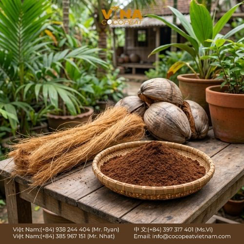 Khám phá 6 bí quyết dùng cám dừa trồng cây giúp cải tạo đất tơi xốp, giữ ẩm tốt, tiết kiệm nước và hỗ trợ rễ cây phát triển khỏe.