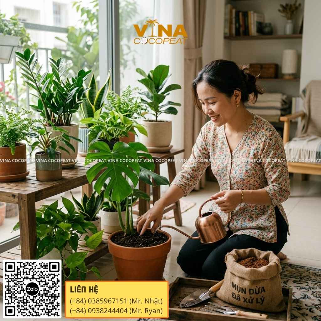 Bí quyết chăm sóc cây trồng trong nhà luôn xanh tốt dù bạn bận rộn