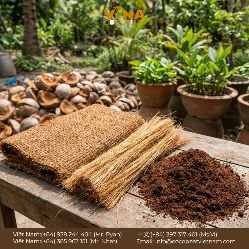 Cách sử dụng, cách xử lý và cách chọn mua tấm xơ dừa phù hợp cho cây trồng.
