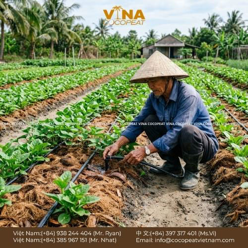 Đất cát trồng cây gì khi áp dụng hệ thống tưới nhỏ giọt giữ ẩm cho cây