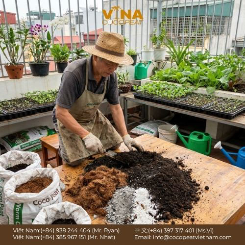 Khám phá 15 loại giá thể trồng cây tốt nhất hiện nay, từ xơ dừa, trấu hun, perlite đến đất nung, kèm cách chọn và phối trộn hiệu quả.