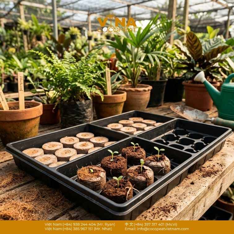 Bảng giá xơ dừa trồng cây theo từng loại: mụn dừa xử lý, viên nén, bao 50kg, xơ dừa thô và giá sỉ cho nhà vườn.
