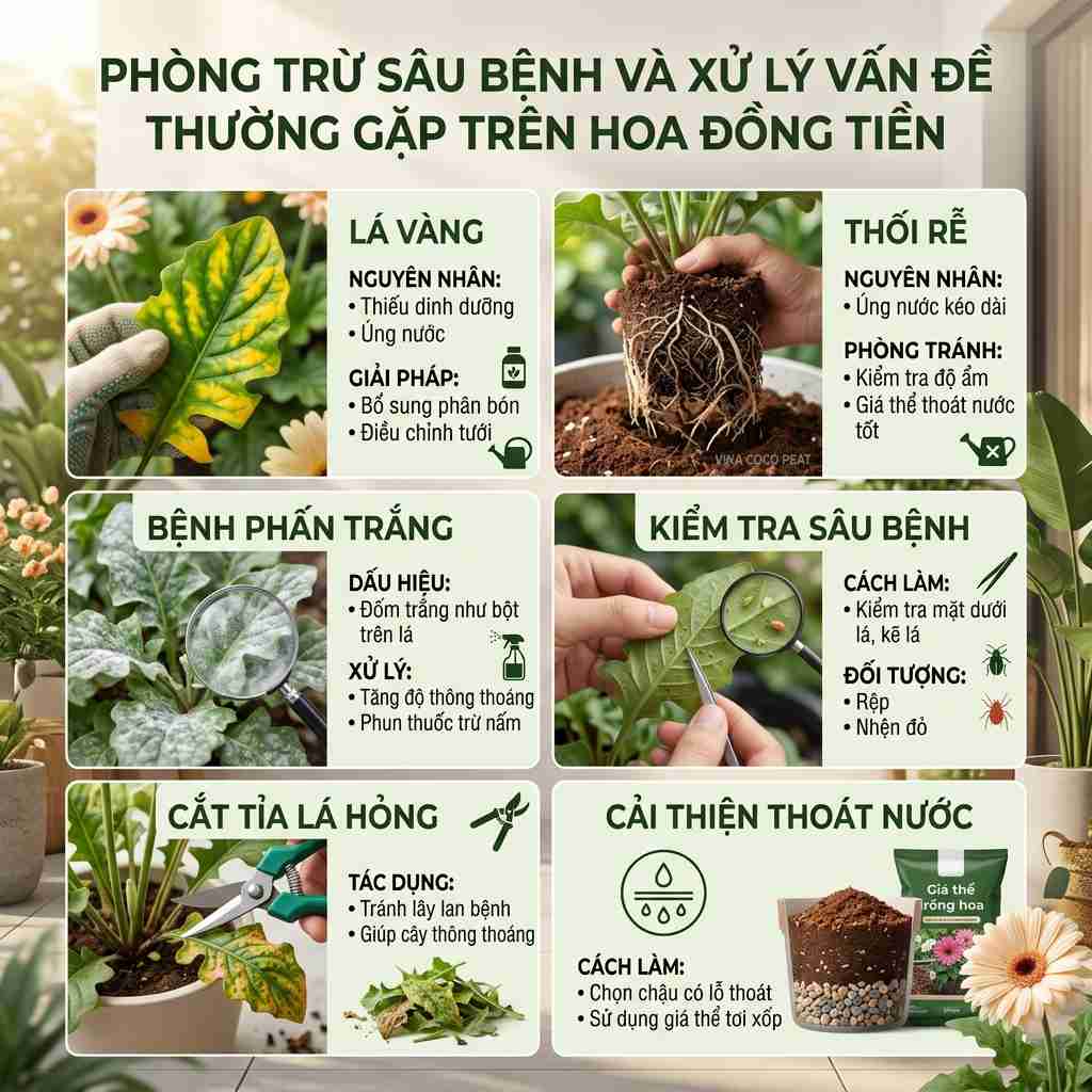 Phòng Trừ Sâu Bệnh và Xử Lý Vấn Đề Thường Gặp