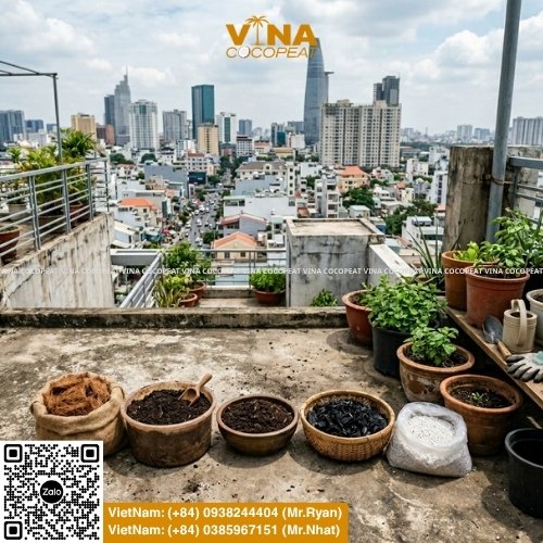 Tìm mua đất thịt trồng cây TPHCM chất lượng? Xem top địa chỉ bán đất thịt, đất sạch, mụn dừa và cách chọn giá thể phù hợp cho rau, cây cảnh, sân thượng.