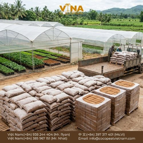 Khám phá 3 tiêu chí vàng khi mua xơ dừa giá sỉ: chất lượng EC/pH đạt chuẩn, nguồn cung ổn định và chính sách hỗ trợ uy tín.
