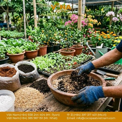 7 Bí Quyết Dùng Mụn Dừa Đã Xử Lý Tăng Năng Suất