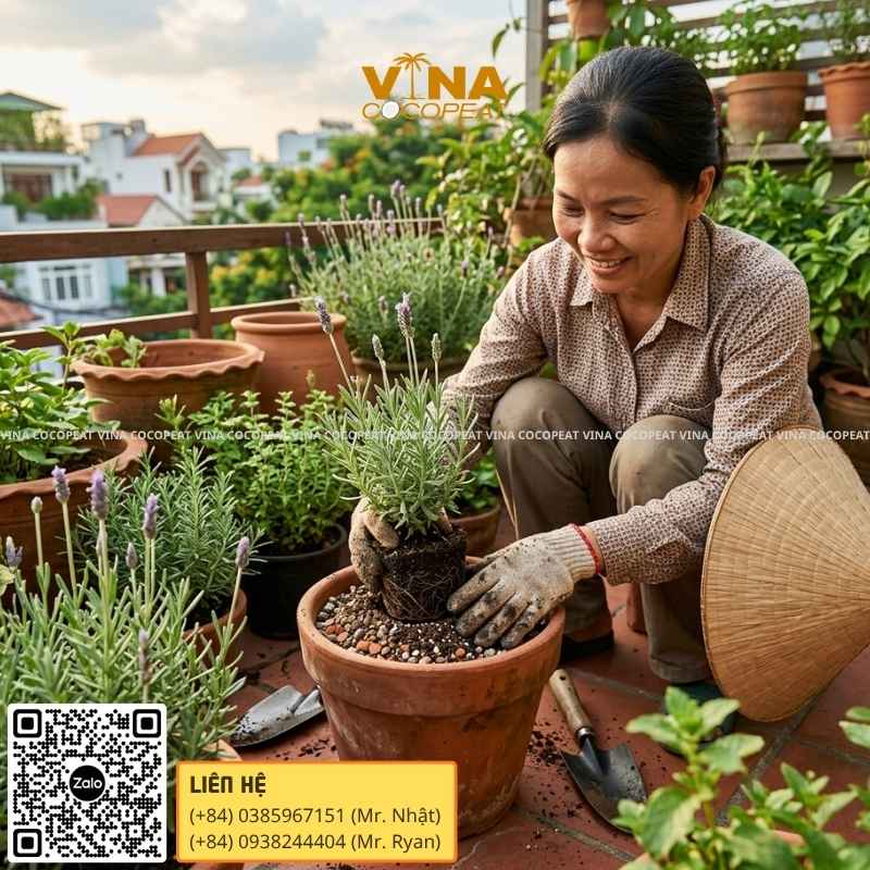 Chuẩn bị trước khi trồng cây oải hương