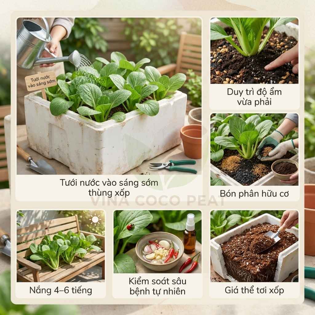 Kỹ thuật chăm sóc cải ngồng cho năng suất cao