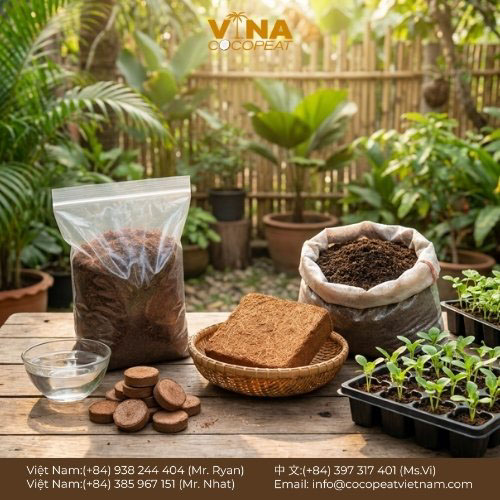 5 Cách Trồng Rau Sạch Trong Nhà Với Mụn Dừa