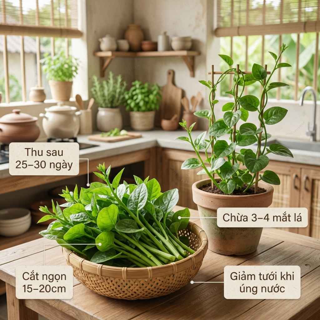 Thu hoạch và xử lý vấn đề thường gặp