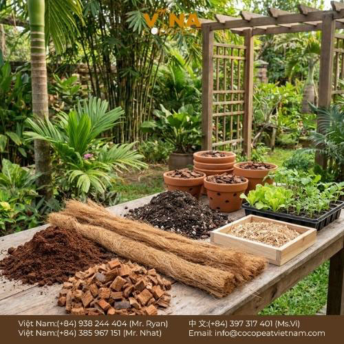 10 Công Dụng Tuyệt Vời Của Vỏ Dừa Khô Bạn Nên B
