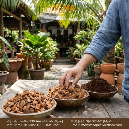 5 Mẹo Mua Vỏ Dừa Khô Trồng Cây Chuẩn Không Cần Ch