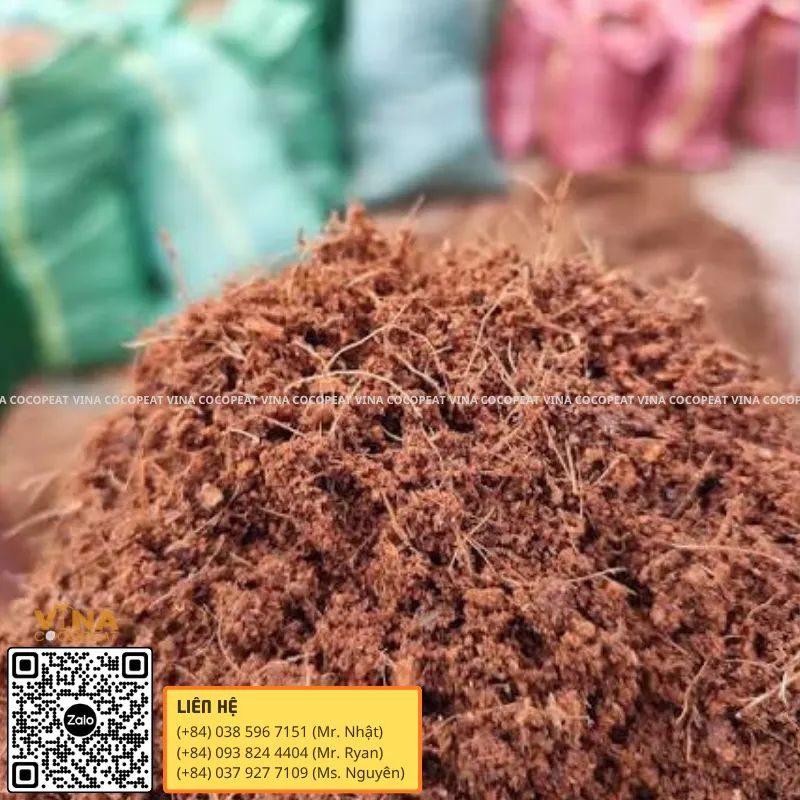 Mụn dừa đã xử lý sạch tơi xốp giữ ẩm tốt cho cây trồng