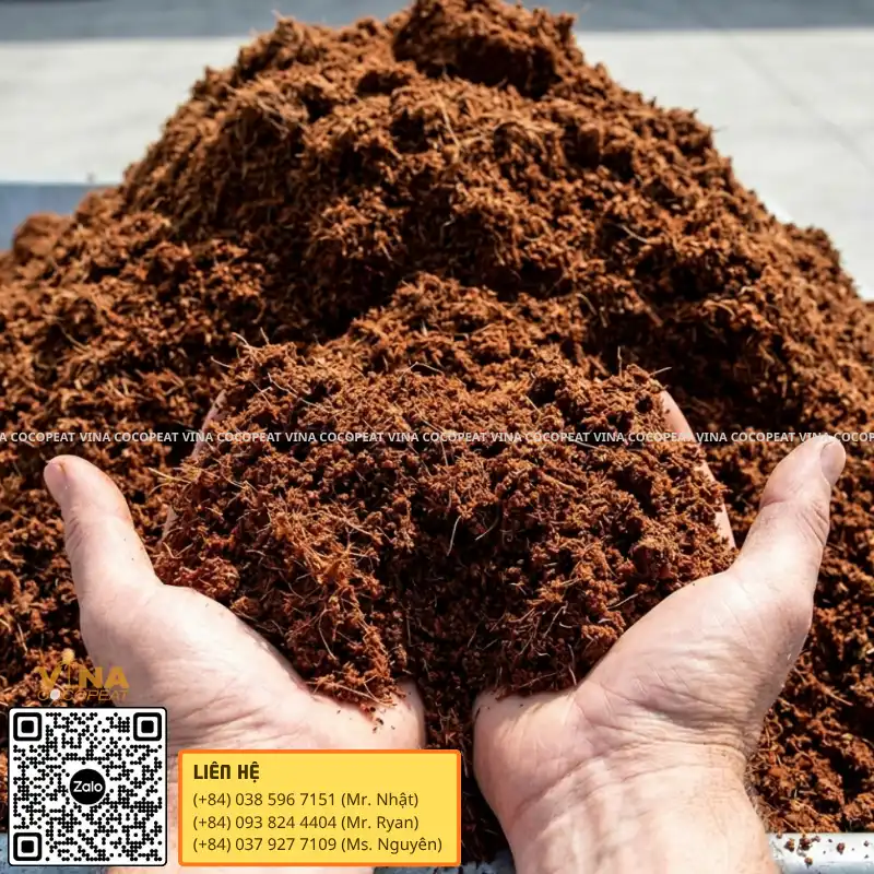 Mụn dừa sạch tơi xốp dùng để ươm cây con