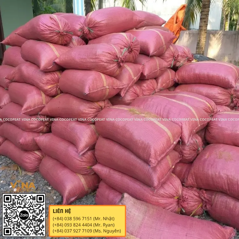 Mụn dừa đóng bao số lượng lớn tại nhà cung cấp Vina Coco Peat